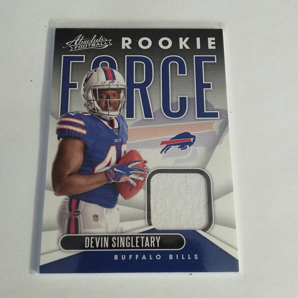 Buffalo Bills Devin Singletary Rookie Materials